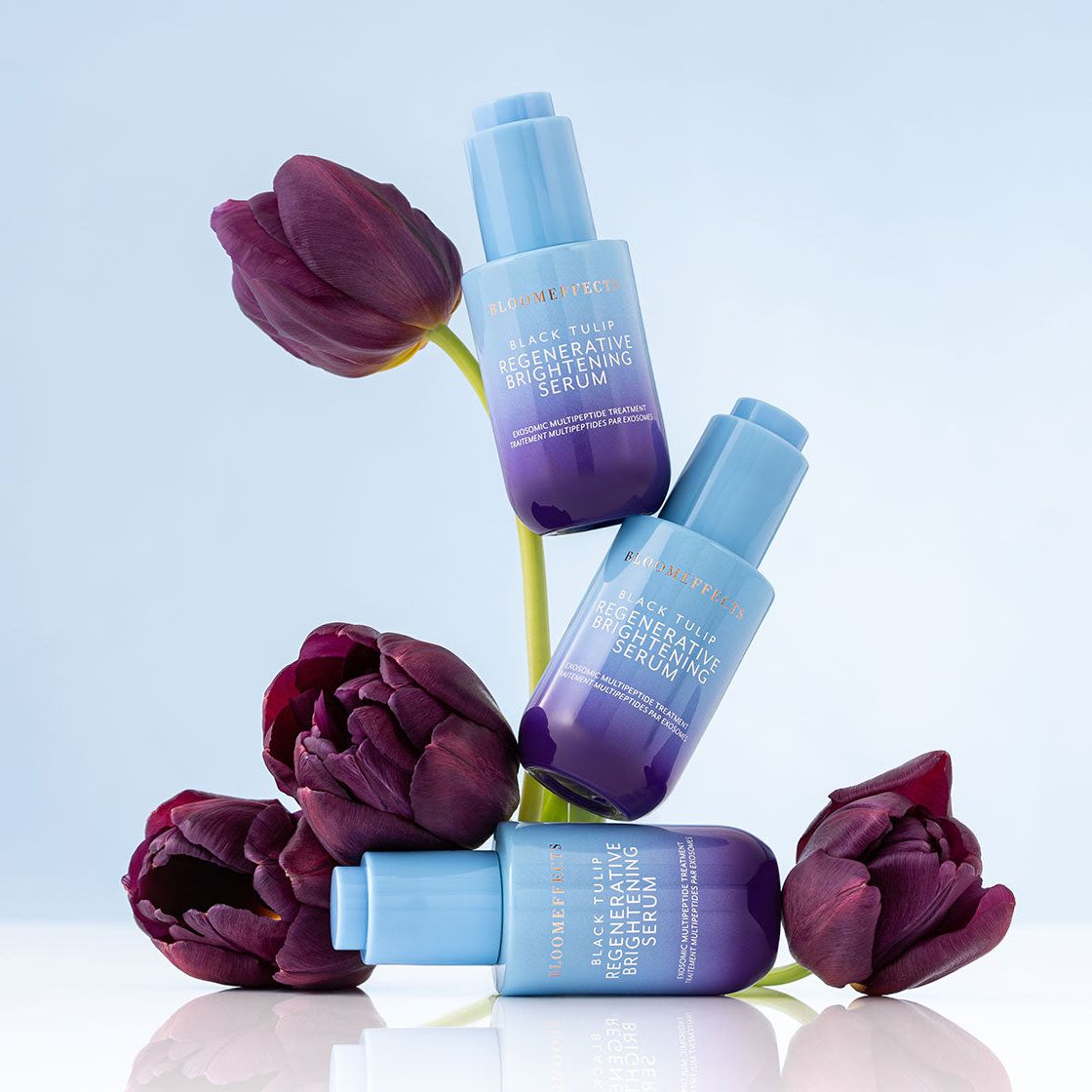 Bloomeffects tulip skincare products